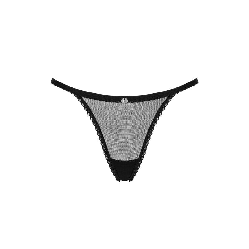 OBSESSIVE CELIA NOIR TANGA XS S