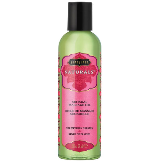 oLEO DE MASSAGEM NATURAL KAMASUTRA MORANGO DREAMS 59 ML