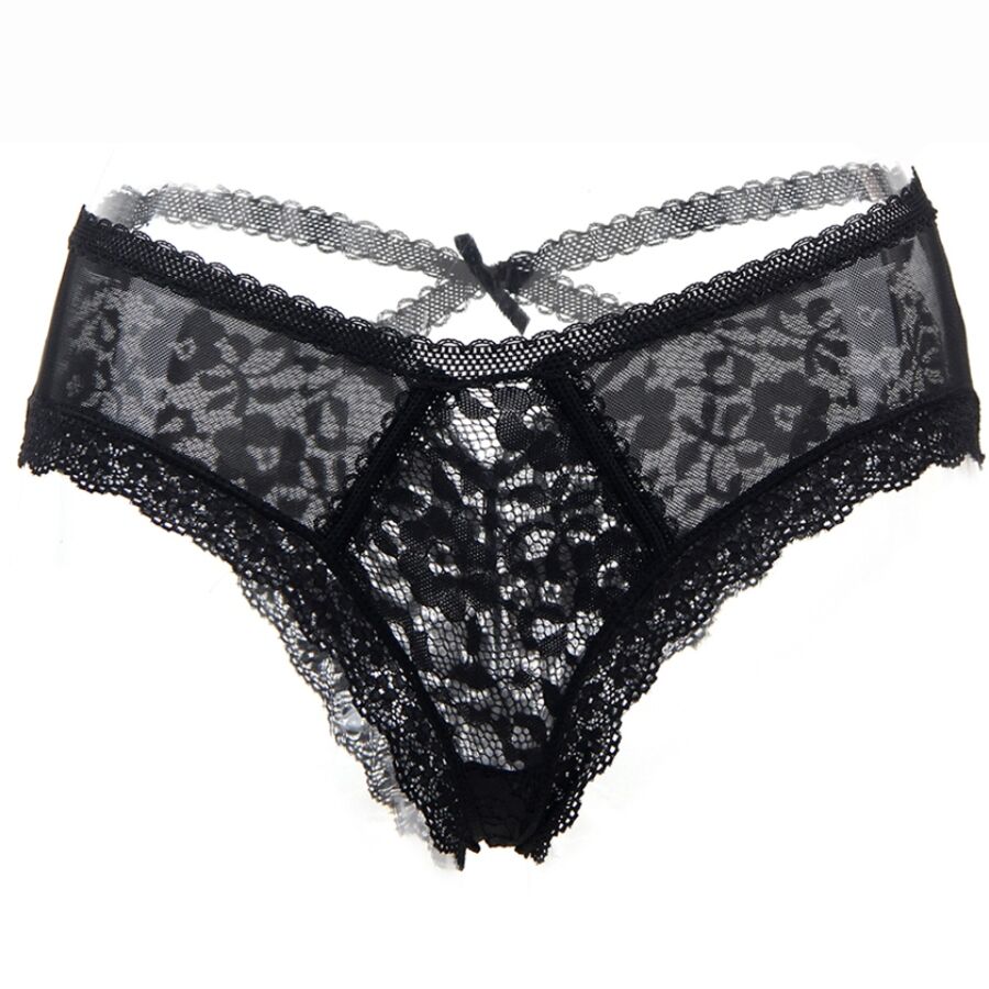 QUEEN LINGERIE PANTIES DE ENCAJE FLORAL S M