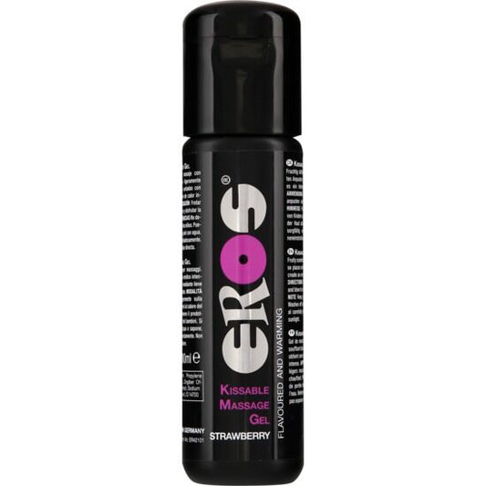 EROS KISSABLE MASSAGE GEL WARMING STRAWBERRY 100 ML