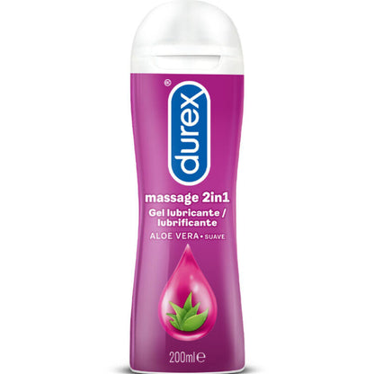 DUREX PLAY 2 1 LUBRIFICANTE iNTIMO E MASSAGEM ALOE VERA