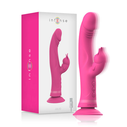 INTENSE JULIO VIBRATOR RABBIT SILICONE PINK