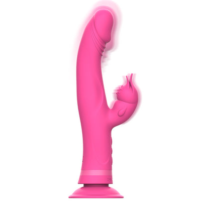 INTENSE JULIO VIBRATOR RABBIT SILICONE PINK