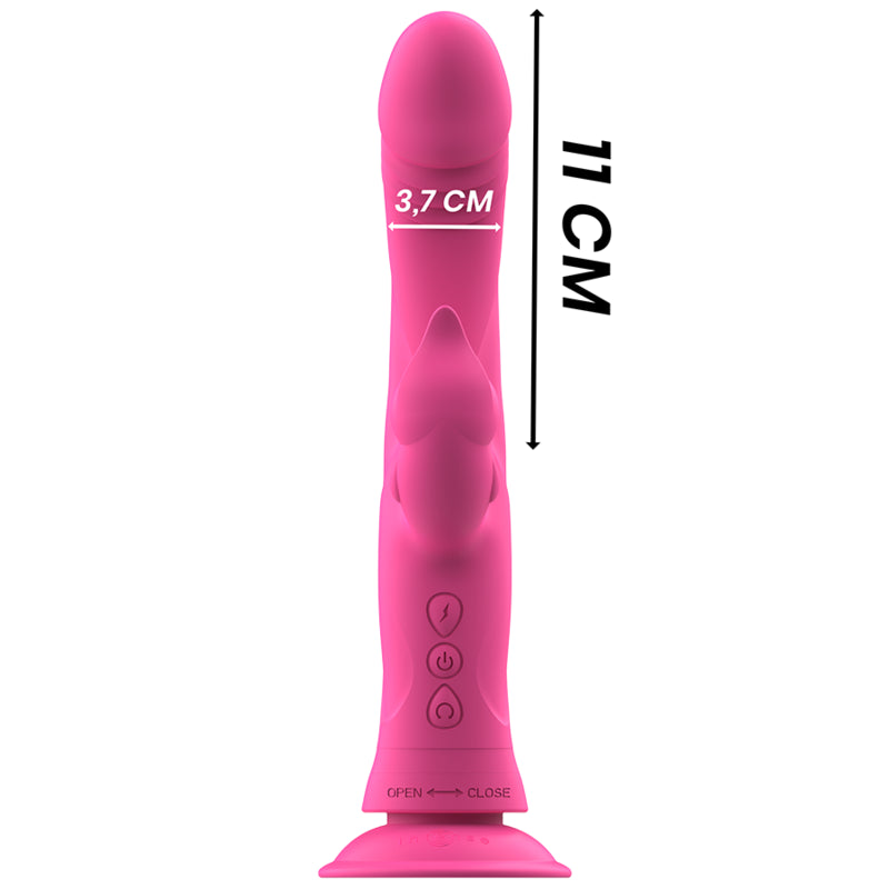 INTENSE JULIO VIBRATOR RABBIT SILICONE PINK