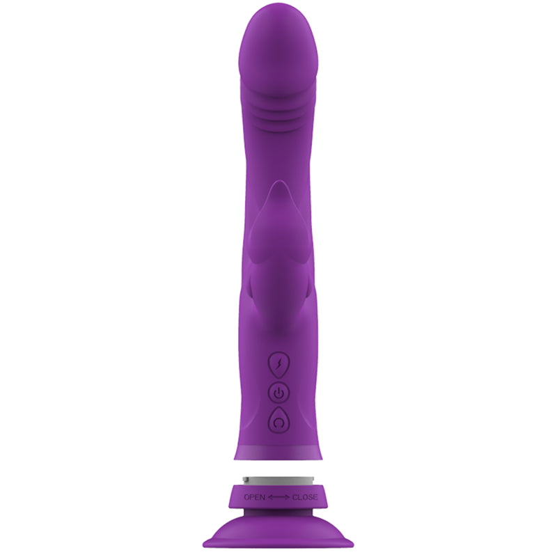 INTENSE CASANOVA VIBRATOR RABBIT SILICONE TRIPLE ENGINE PURPLE