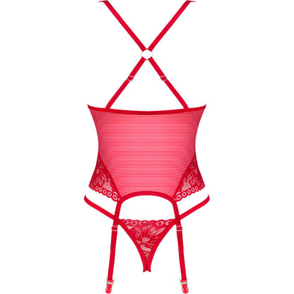 OBSESSIVE LACELOVE CORSET ROJO XS S