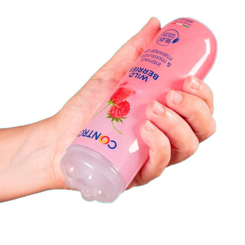 GEL DE MASSAGEM CONTROLE 3 EM 1 FRUTAS SELVAGENS 200 ML