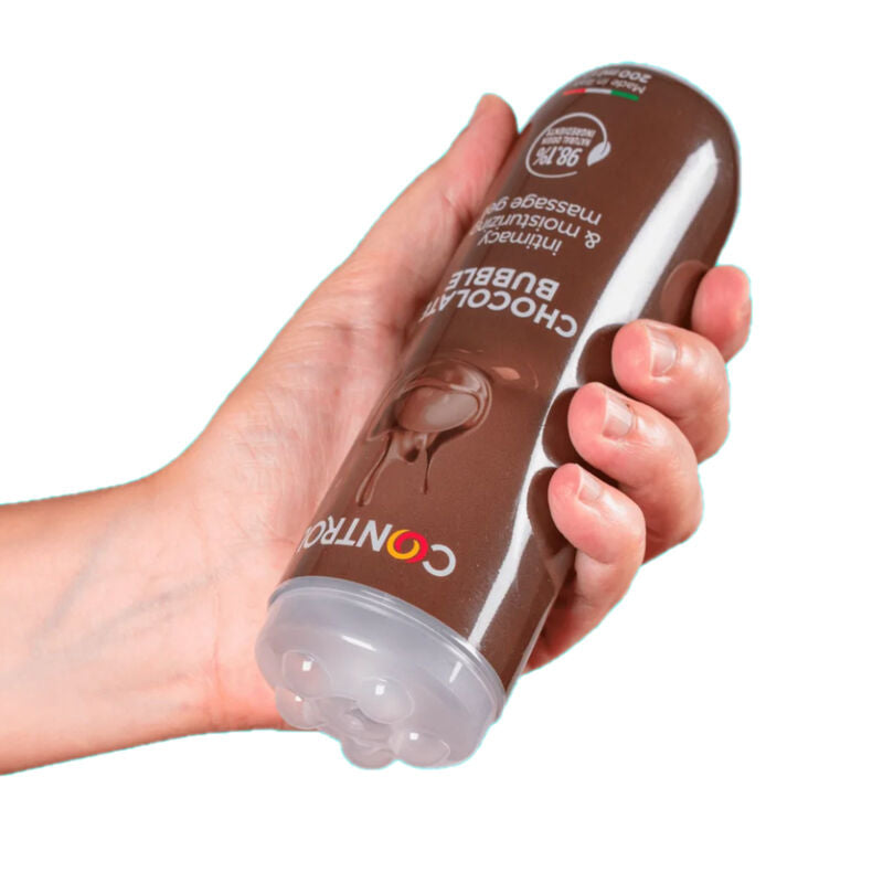 GEL DE MASSAGEM CONTROL 3 EM 1 BOLHA DE CHOCOLATE 200 ML