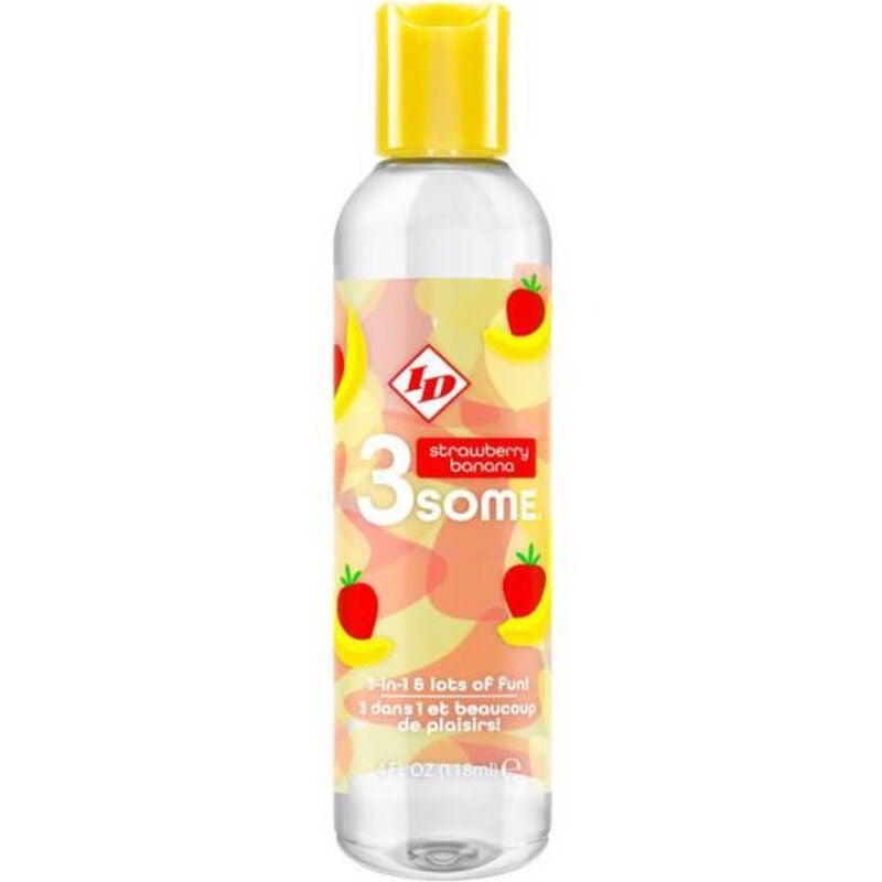 ID 3SOME GARRAFA DE BANANA DE MORANGO COM 4 FL OZ