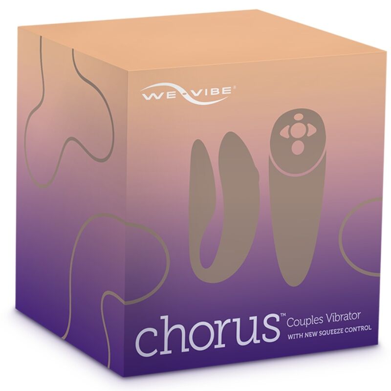 VIBRADOR WE VIBE CHORUS CASAIS COM SQUEEZE CONTROL ROXO