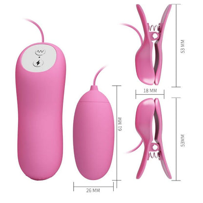 PRETTY LOVE ELETRIC SHOCK AND VIBRO BULLETS PINK