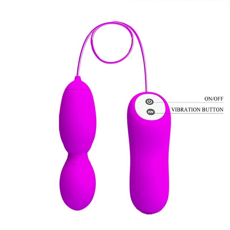 PRETTY LOVE VEGA ROTATION AND VIBRATION MASSAGER WITH 12 FUNCTIONS FUCHSIA