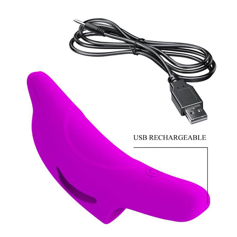 PRETTY LOVE DELPHINI POWERFUL FINGERING STIMULATOR PURPLE