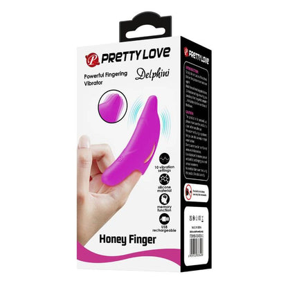 PRETTY LOVE DELPHINI POWERFUL FINGERING STIMULATOR PURPLE