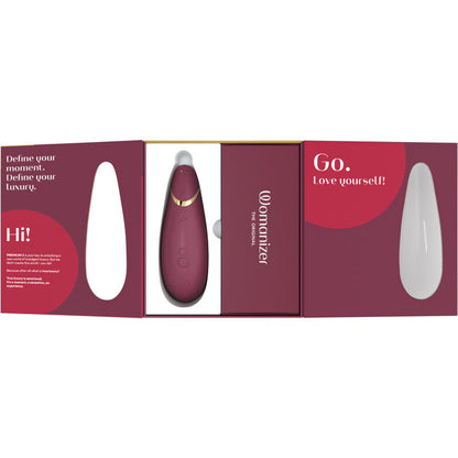 WOMANIZER PREMIUM 2 ESTIMULADOR CLITORIAL BORDEAUX