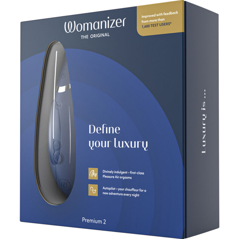 WOMANIZER PREMIUM 2 ESTIMULADOR CLITORIAL BLUEBERRY