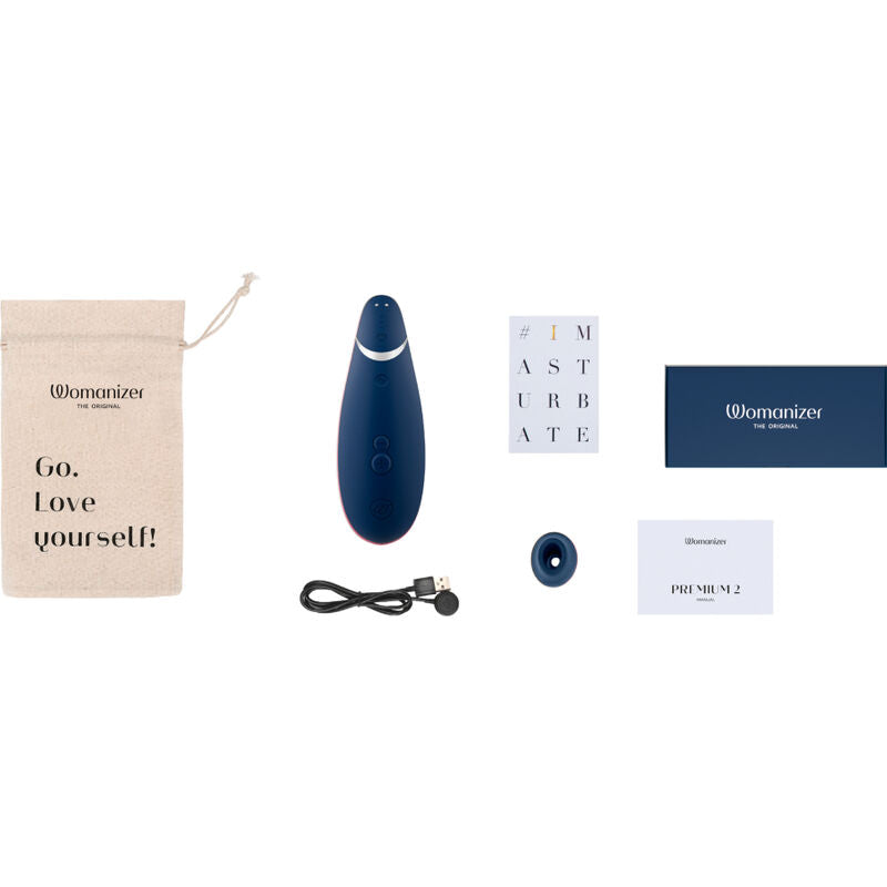 WOMANIZER PREMIUM 2 ESTIMULADOR CLITORIAL BLUEBERRY