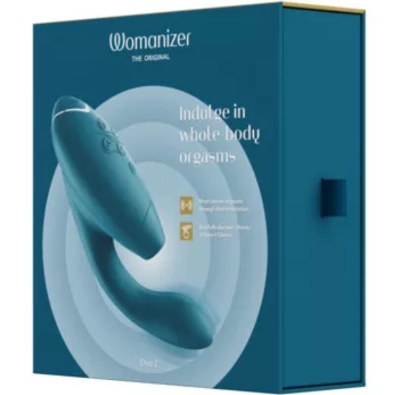 WOMANIZER DUO 2 ESTIMULADOR BLUE PETROL