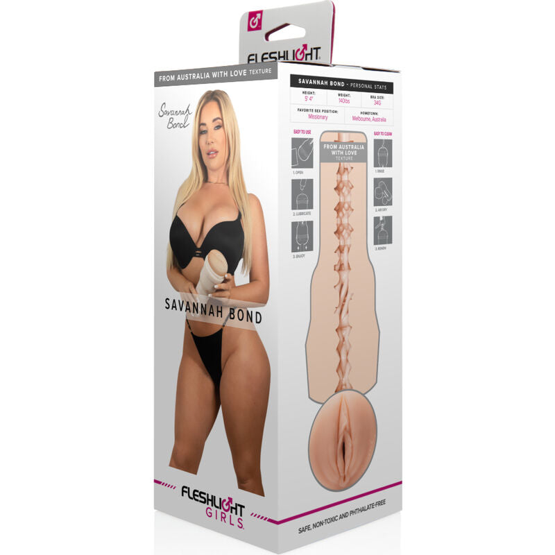 FLESHLIGHT MENINAS SAVANNAH BOND VAGINA