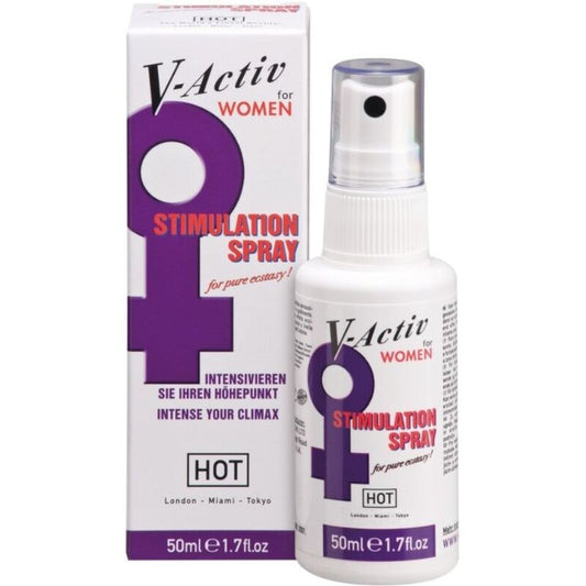 HOT V ACTIV PENIS POWER SPRAY FEMININO 50ML