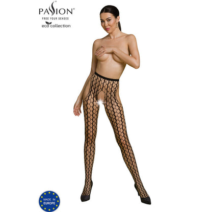 PASSION ECO COLLECTION BODYSTOCKING ECO S007 NEGRO