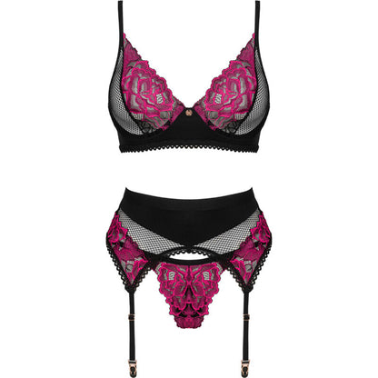 OBSESSIVE ROSENTY SET TRES PIEZAS XS S