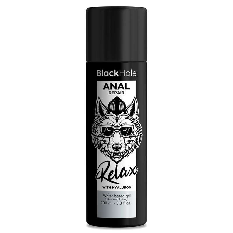 BLACK HOLE REPARO ANAL RELAX a BASE DE aGUA COM HYALURON 100 ML