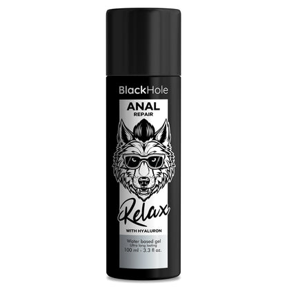 BLACK HOLE REPARO ANAL RELAX a BASE DE aGUA COM HYALURON 100 ML