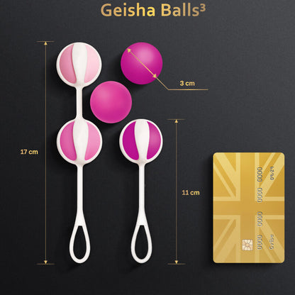 GVIBE CONJUNTO 5 BOLAS DE GEIXA3 AyuCAR ROSA