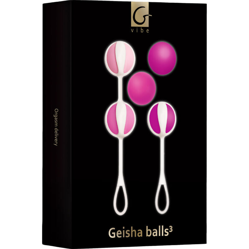 GVIBE CONJUNTO 5 BOLAS DE GEIXA3 AyuCAR ROSA