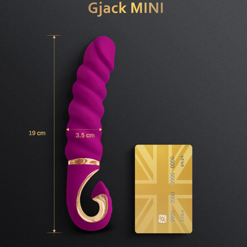 GVIBE GJACK MINI VIBRADOR DE SILICONE FRAMBOESA DOCE