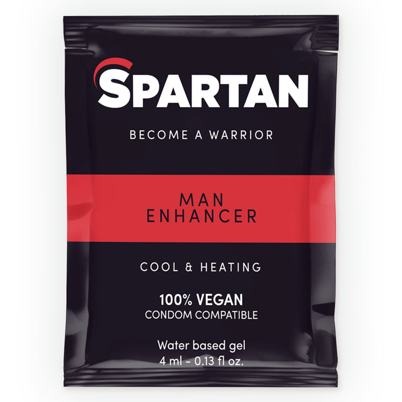 SPARTAN GEL AUMENTADOR DE EREyaO COM EFEITO FRIO QUENTE 100 VEGANO 4ML