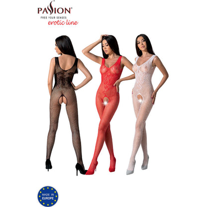 PAIXaO BS098 BODYSTOCKING BRANCO TAMANHO uNICO