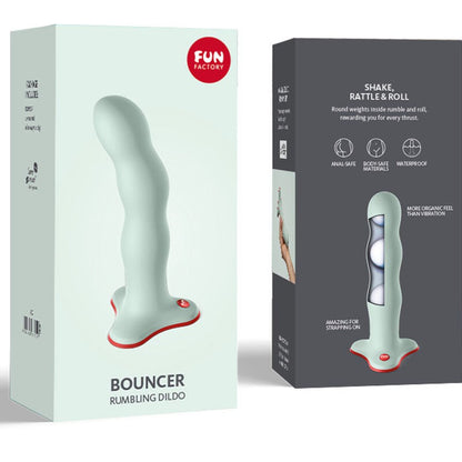 FUN FACTORY BOUNCER DILDO RECARGABLE VERDE SALVIA