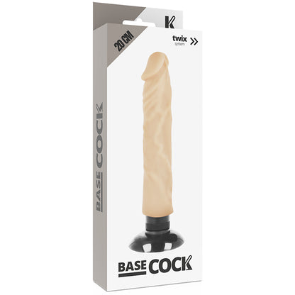 BASECOCK VIBRADOR REALISTICO 2 1 NATURAL 20 CM