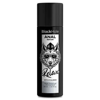 BLACK HOLE REPARO ANAL RELAX a BASE DE aGUA COM HIALURON 30 ML