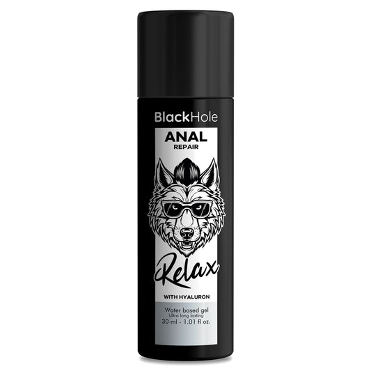 BLACK HOLE REPARO ANAL RELAX a BASE DE aGUA COM HIALURON 30 ML