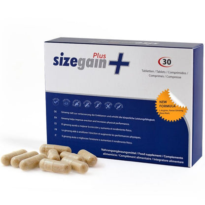 SIZEGAIN PLUS PiLULAS NATURAIS MASCULINO