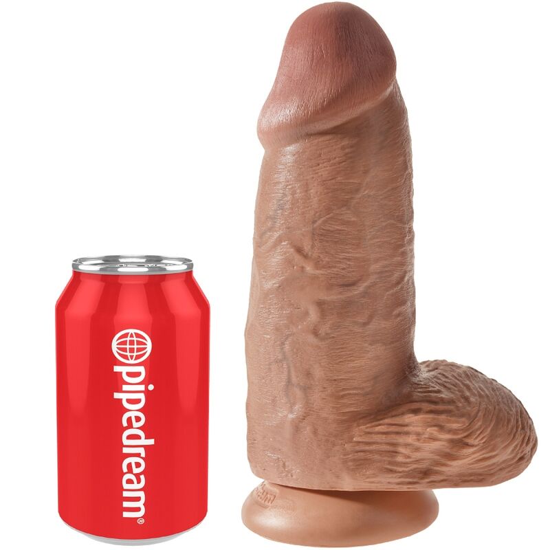 KING COCK PeNIS CHUBBY REALISTA 23 CM CARAMELO