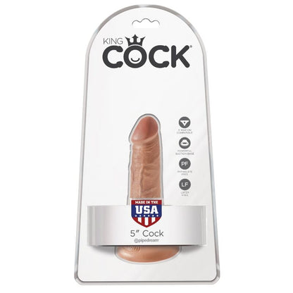 KING COCK PeNIS REALiSTICO 12 CM CARAMELO