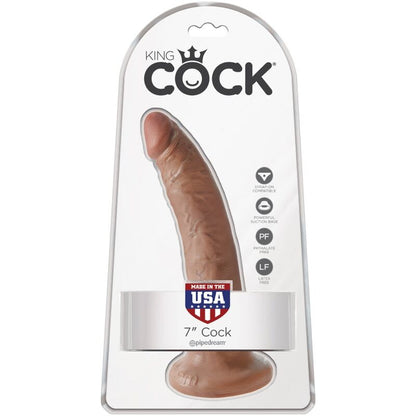 KING COCK PeNIS REALiSTICO 175 CM CARAMELO