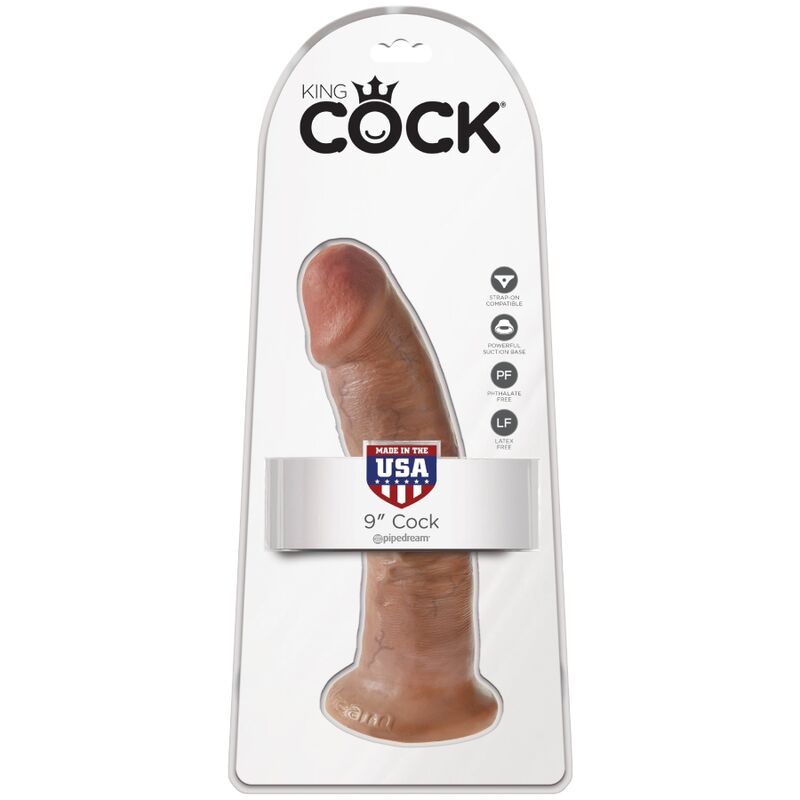 KING COCK PeNIS REALiSTICO 217 CM CARAMELO