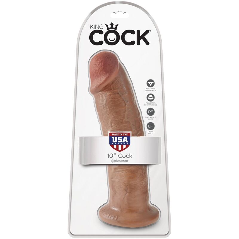 KING COCK PeNIS REALiSTICO 24 CM CARAMELO