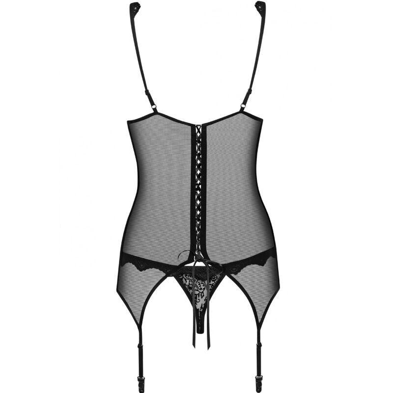 OBSESSIVE EMPERITA CORSET TANGA XXL