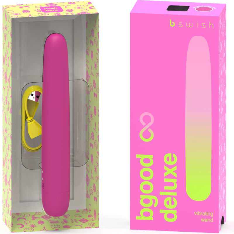 B SWISH BGOOD INFINITE DELUXE VIBRADOR RECARGABLE SILICONA ROSA