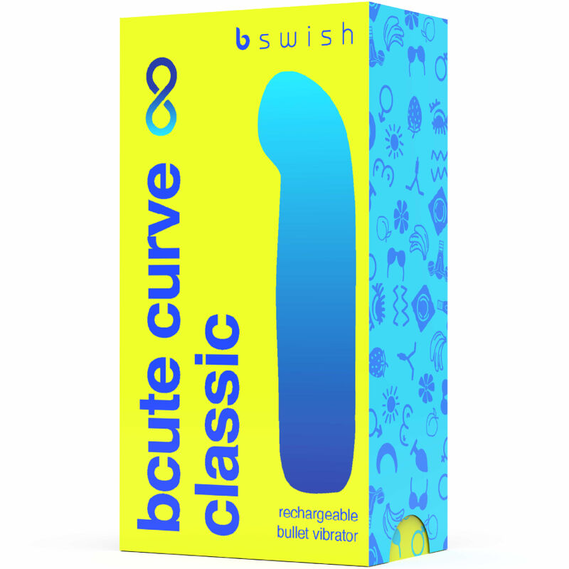 B SWISH BCUTE CURVE INFINITE CLASSIC VIBRADOR RECARGABLE SILICONA AMARILLO