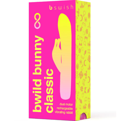 B SWISH BWILD BUNNY INFINITE CLASSIC VIBRADOR RECARGABLE SILICONA ROSA