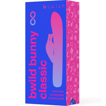 B SWISH BWILD BUNNY INFINITE CLASSIC VIBRADOR RECARGABLE SILICONA AZUL