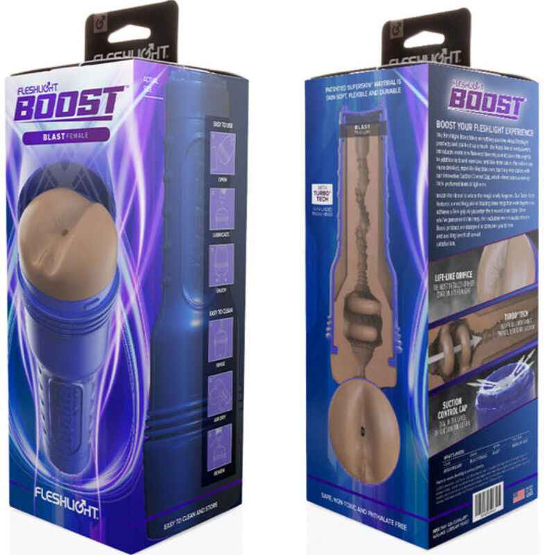 FLESHLIGHT BOOST ANO MASTURBADOR BLAST FEMININO MD FLESH RP