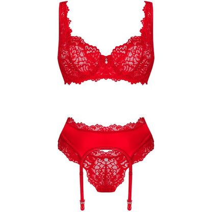 OBSESSIVE AMOR CHERRIS SET 3 PIEZAS S M